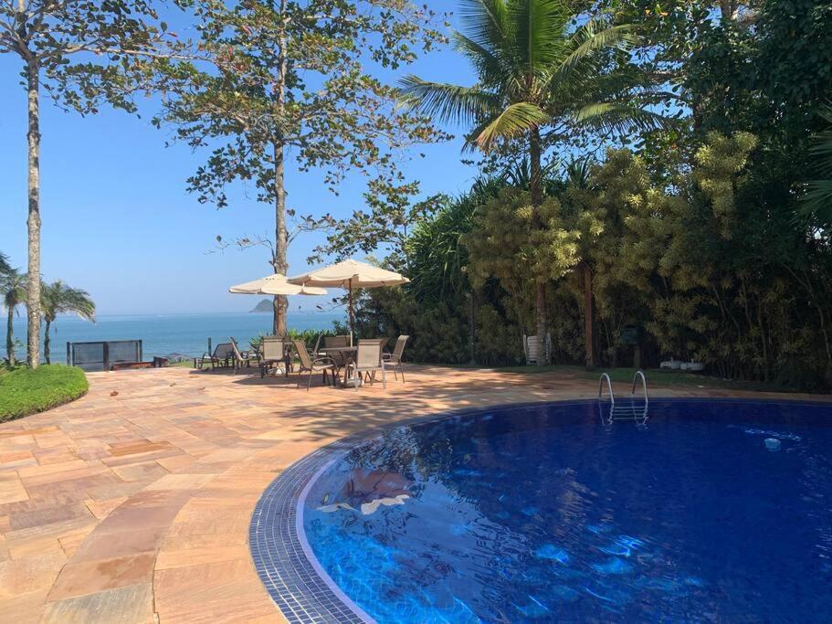 Casa Deliciosa Em Condo C/ Piscina Frente Ao Mar Sao Sebastiao  Zewnętrze zdjęcie